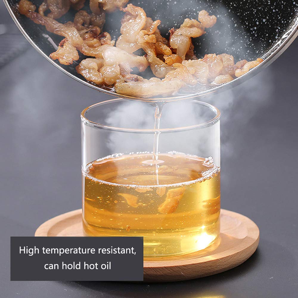 Dauerhaft Set Glas Vorratsdosen, Vorratsgläser aus Borosilikatglas Küche Lebensmittel Lagerung Behälter mit Deckel - 1000ml/750ml/500ml/300ml Küche, Transparent