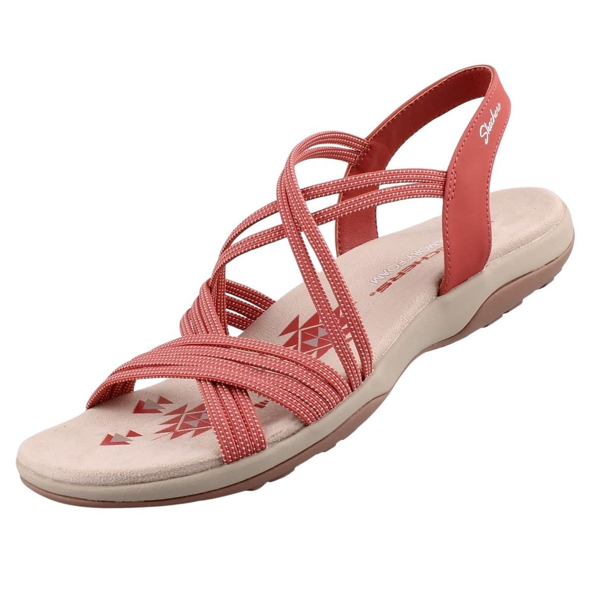 Skechers Reggae Slim - Turn It Up 163117-RUST, Womens sandals, orange, 38 EU