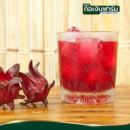 Miniatura 5 de Roselle en polvo 100% puro (Hibiscus Sabdariffa Calyx), saborizante agrio para bebidas, colorante alimentario rojo natural, mezcla de bebidas a base