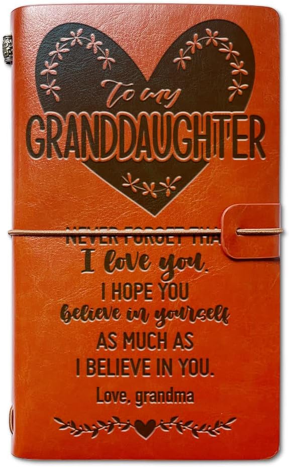 Leather Journal Gifts for Granddaughter from Grandma