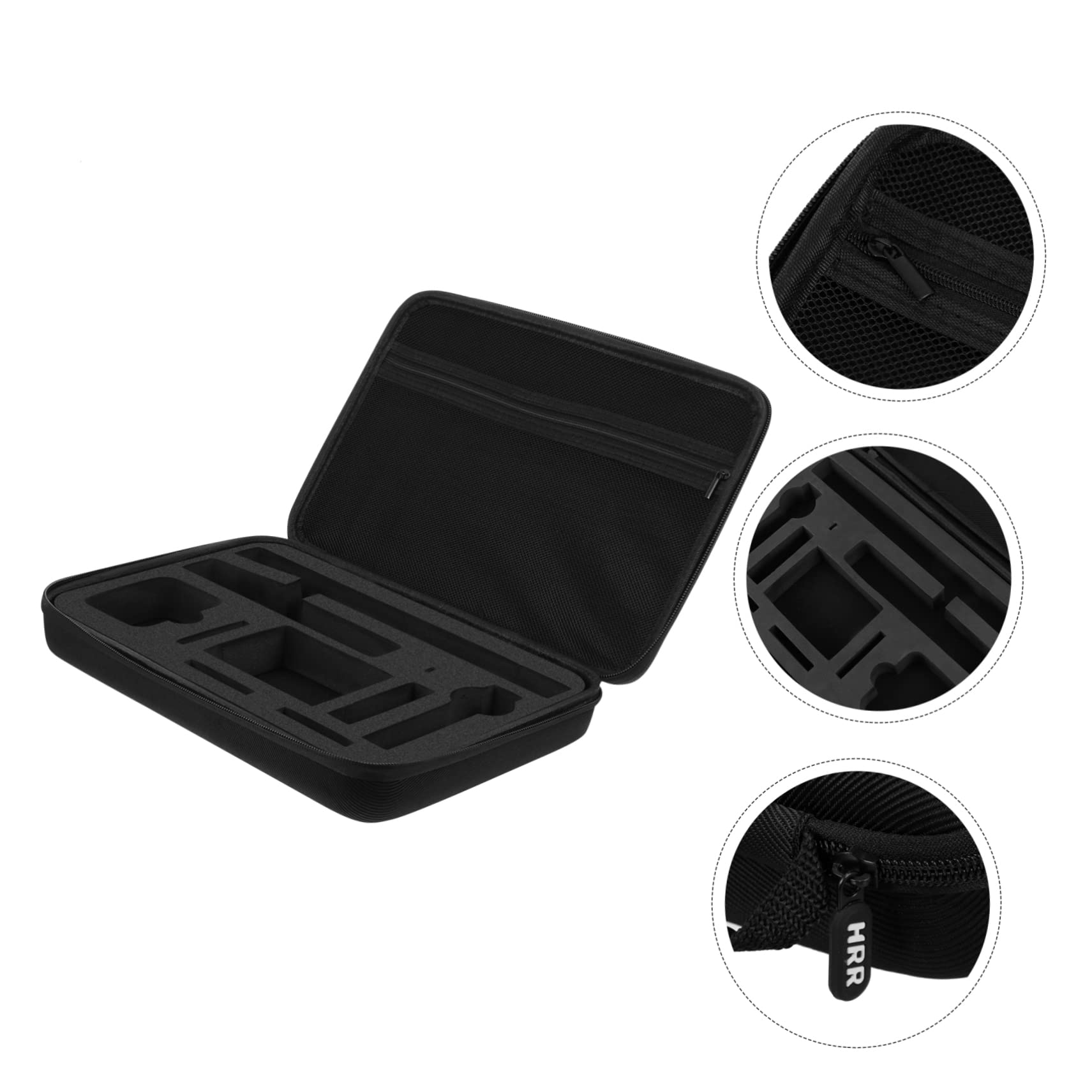 Borsa per Action Camera Supporto per Fotocamera Custodia Rigida per Trasporto di Fotocamera in Oxford Doppio e Cuscinetto Interno in Eva