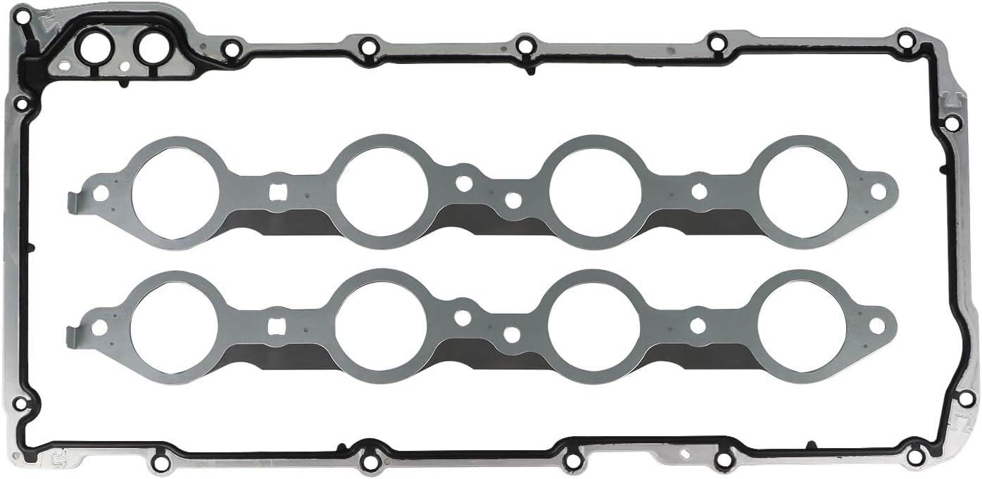 MLS Full Cylinder Engine Head Gasket Set with Head Bolts Fit for Chevy Silverado Tahoe Avalanche Express Suburban GMC Sierra Savana Yukon Buick Escalade 4.8L 5.3L 5.7L LS Engines 2002-2011 HS26191PT