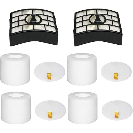 Shark Vacuum Replacement Filters - 2 HEPA + 4 Foam & Felt Filters For Rotator DuoClean Models
