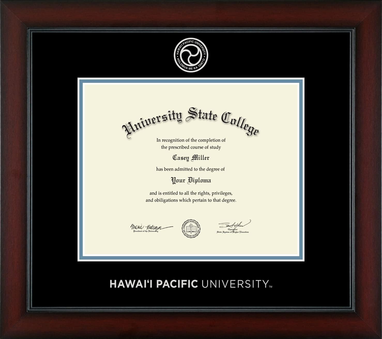 Hawaii Pacific University Officially Licensed Silver