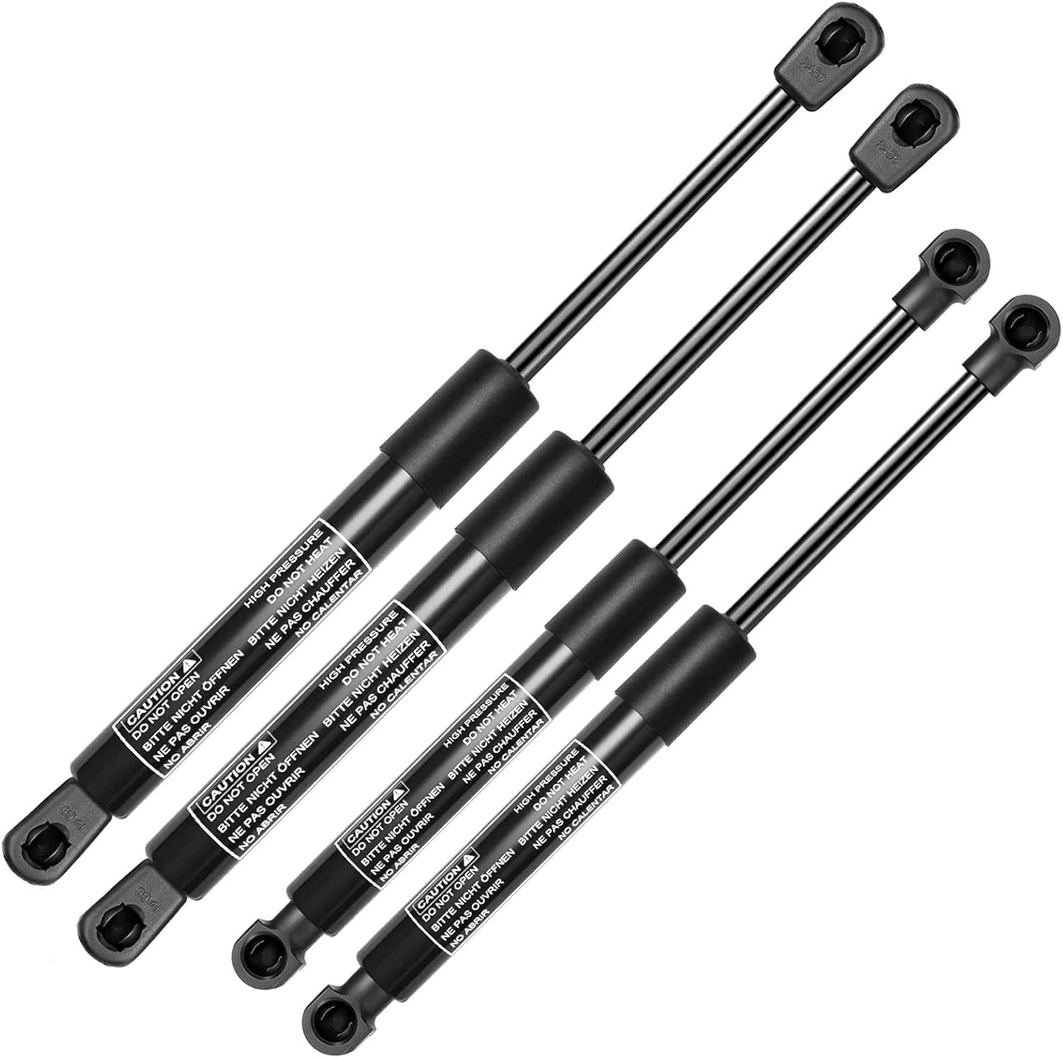 A-Premium Hood and Tailgate Rear Trunk Lift Supports Shock Struts Compatible with Jaguar X-Type 2002-2008 Sedan 4-PC Set