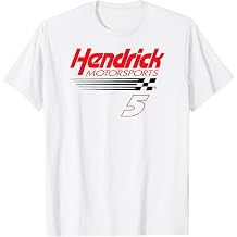 Hendrick Motorsports 5 Kyle Larson White Icon T-Shirt