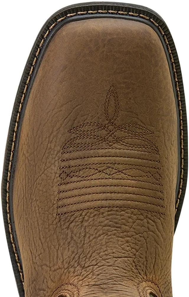 ARIAT mens Groundbreaker Antler Waterproof Wide Square Toe Steel Toe Work Boot - Image 4