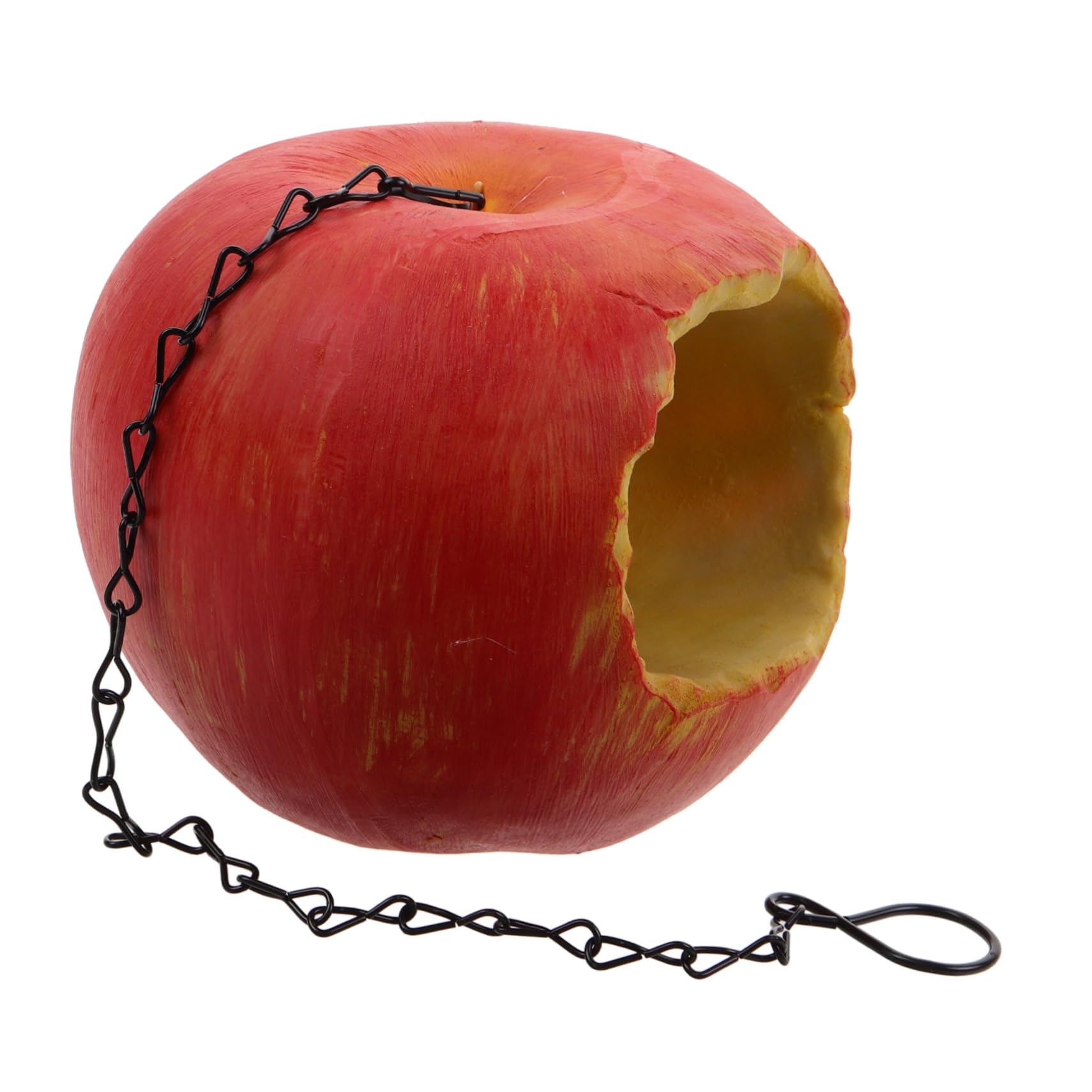 ParlikyApple Bird Feeder Apple Shaped Bird Feeder Bird Feeder Supplies Hummingbird Feeder No Mess Bird Feeder Bird Cage Feeder Water Dispenser Gourd Birdhouses for Outdoors Red Resin