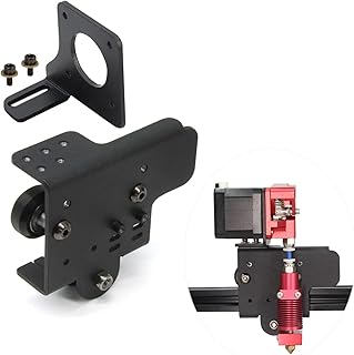 Yeebyee CR-10S Pro V2 Direct Drive Upgrade Kit Aluminum Alloy Plate with 3pcs Pulleys Easy Print TPU Flexible Filament Only for CR-10S Pro V2 3D Printer(Plate-CR-10S Pro V2)