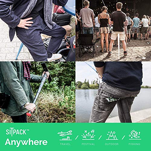 Siège pliable compact pour éviter le mal de dos en camping - 3