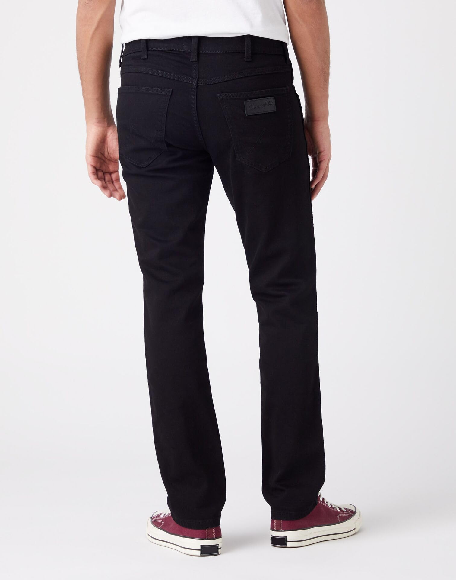 Wrangler - Jeans Herren - Regular Straight Fit - Greensboro - Black Valley – Bild 2