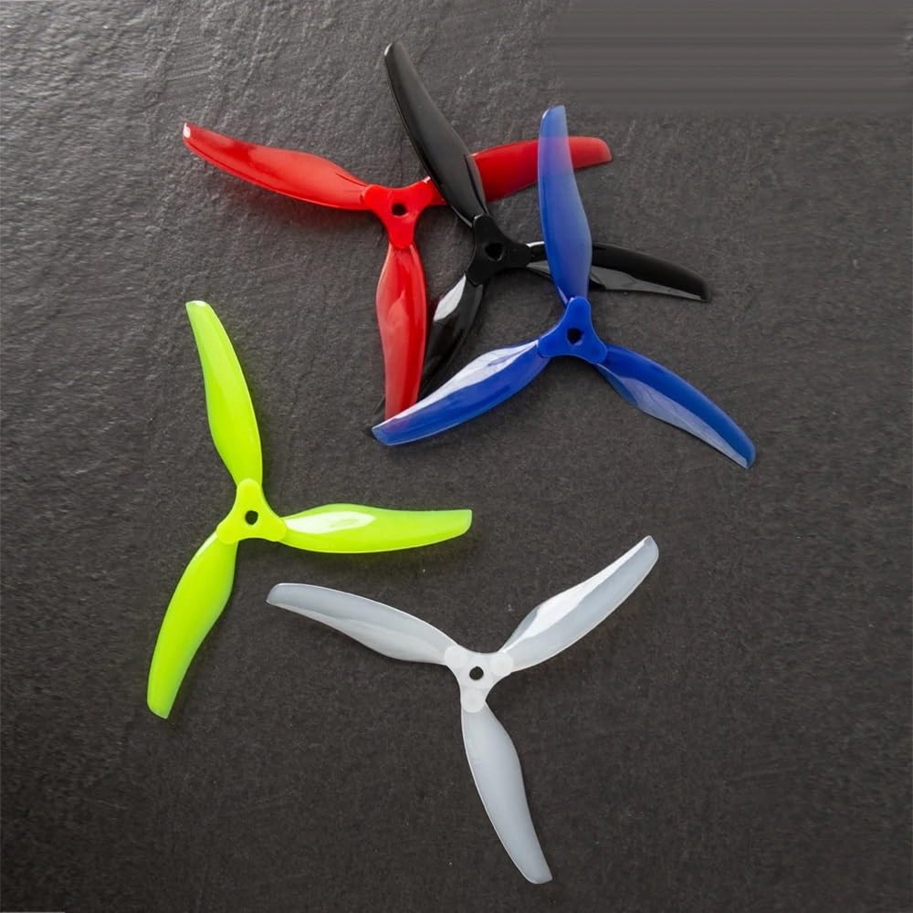 20 szt./10 par F6030 15 cm składane śmigło z 3 ostrzami 5 mm otwór montażowy do RC FPV Racing Drone RC Quadcopter RC części zamienne ostrza (10 par czarnych)