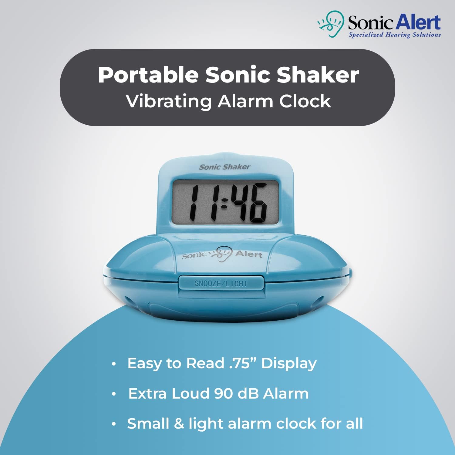 Buy Sonic Alert Jade Portable Alarm Clock Portable Alarm Clock for