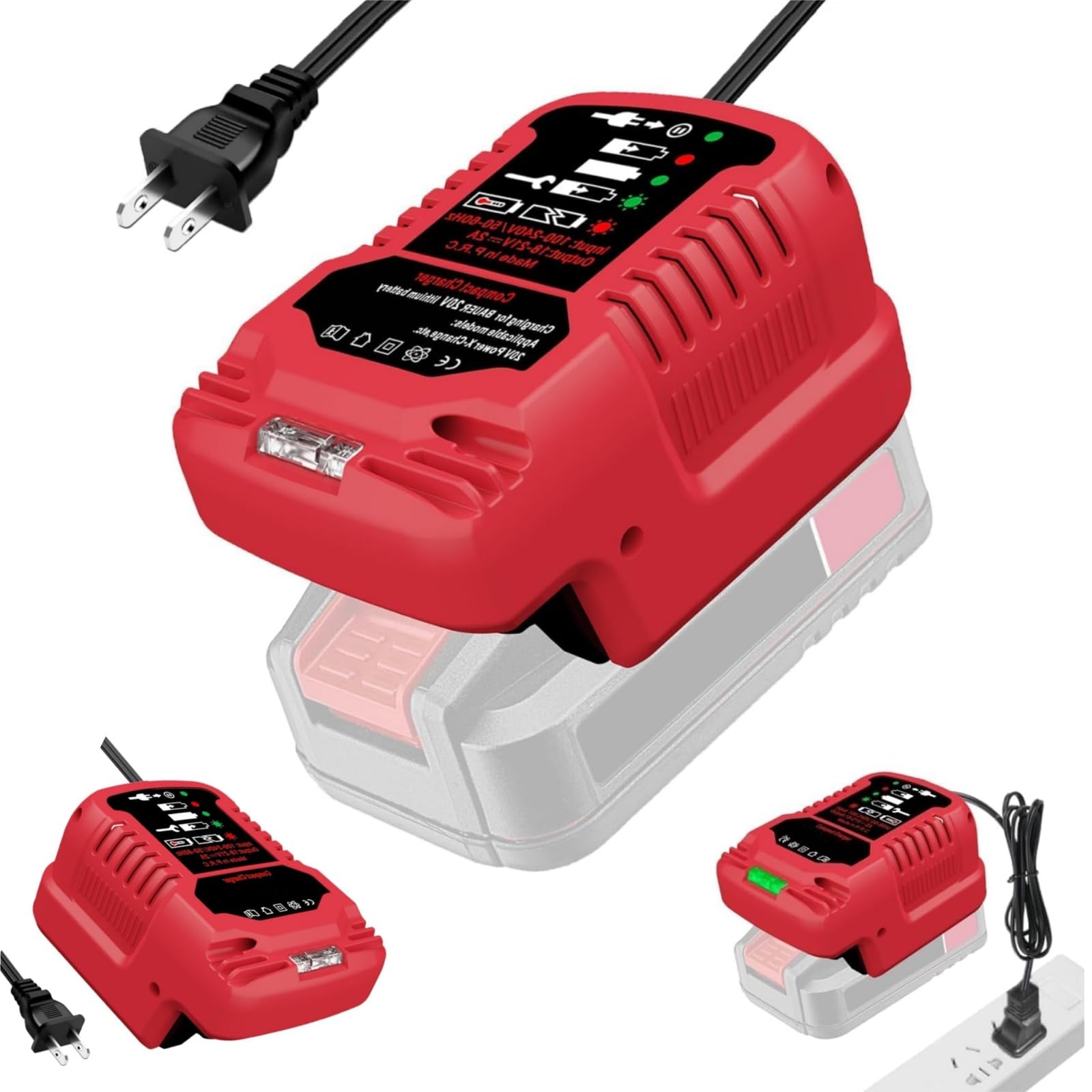 Amazon.com: TEPULAS 1701C-B Battery Charger Replacement for Bauer