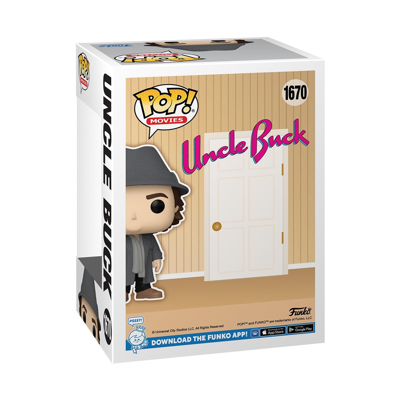 Funko Pop! Movies: Uncle Buck, Buck, Keychain Novelty Keyring, Collectable Mini Figure, Stocking Filler, Gift Idea - Image 3