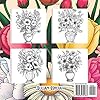 Flowers in Vase Coloring Book for Adults: Beautiful Collection of Designs for Stress Relief, Relaxation and Calmness #1