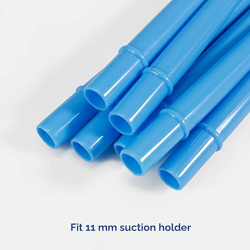 Miniatura 29 de JMU 100 puntas de aspirador quirúrgico dental de 1/8 pulgadas, puntas de succión desechables blancas, 4 bolsas de 25