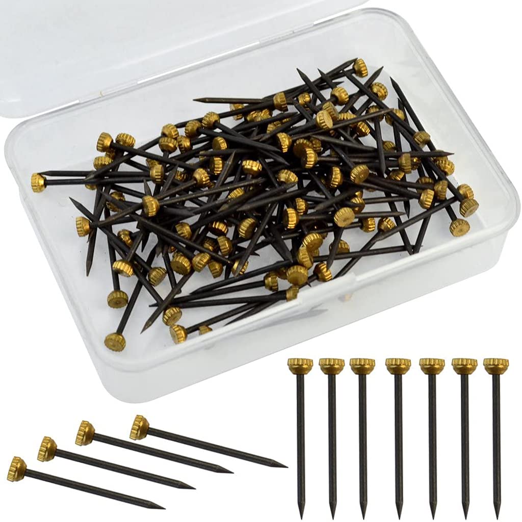 Tsophreniq Multicolor Boxed Picture Hanging Nails Picture Black Nails And Brass For Head For Brass Hangers Frame Hanger Hanging Bulk Black For Plaster Kit Set And Hooks