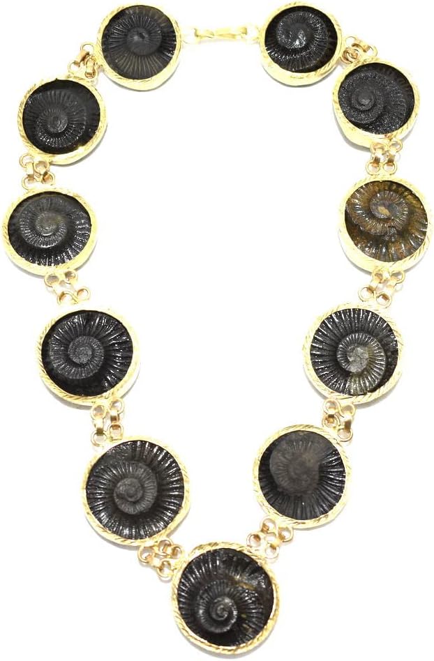 Sudarshan Shaligram Mala In Panchdhatu - 11 Pc