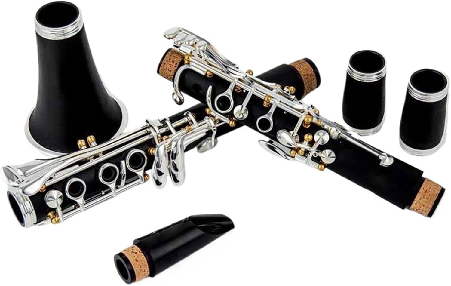 Bb Clarinet 17 Keys Bakelite Wooden Professional Woodwind Instrument Tenor With Box