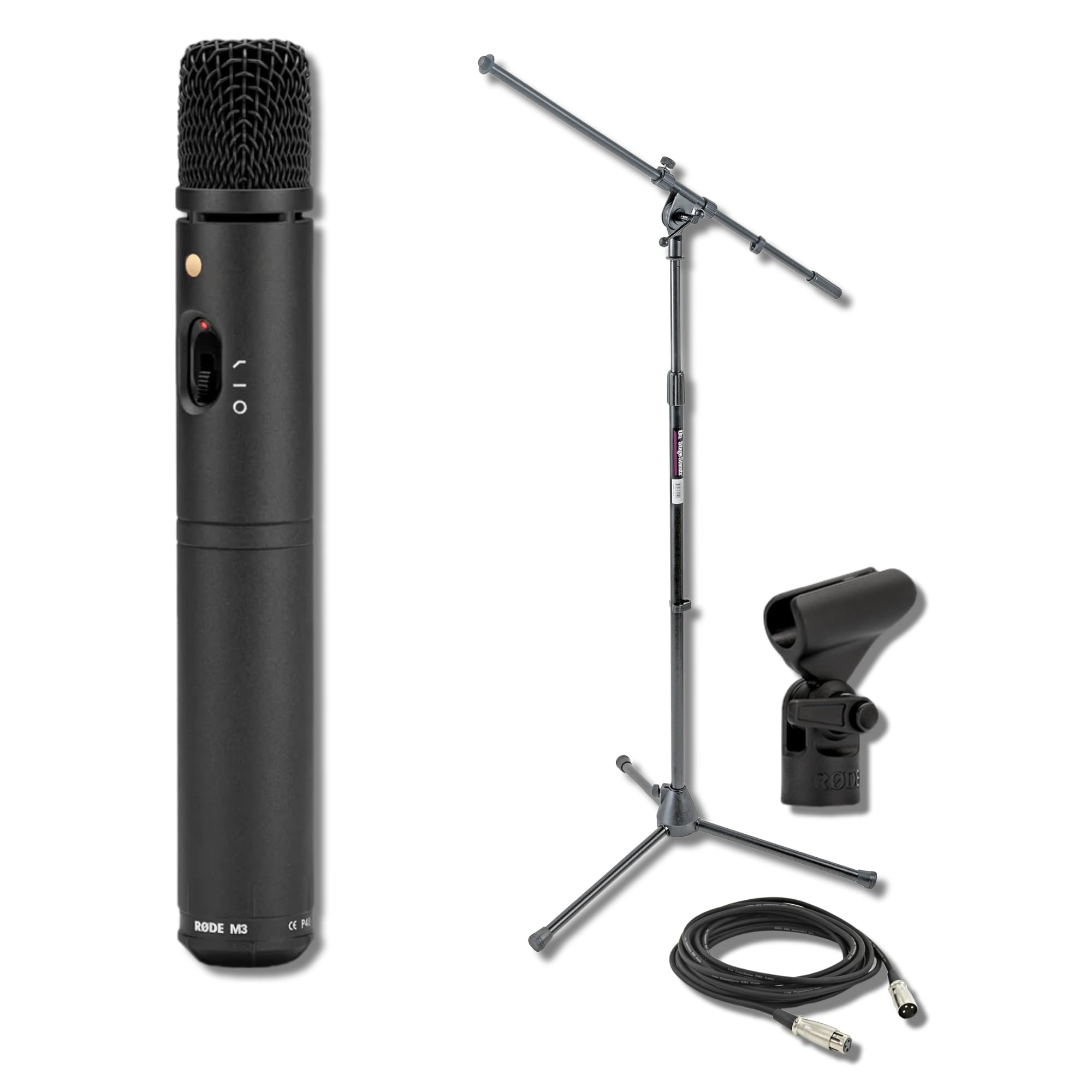Amazon.com: Rode M3 Cardioid Condenser Microphone with On-Stage