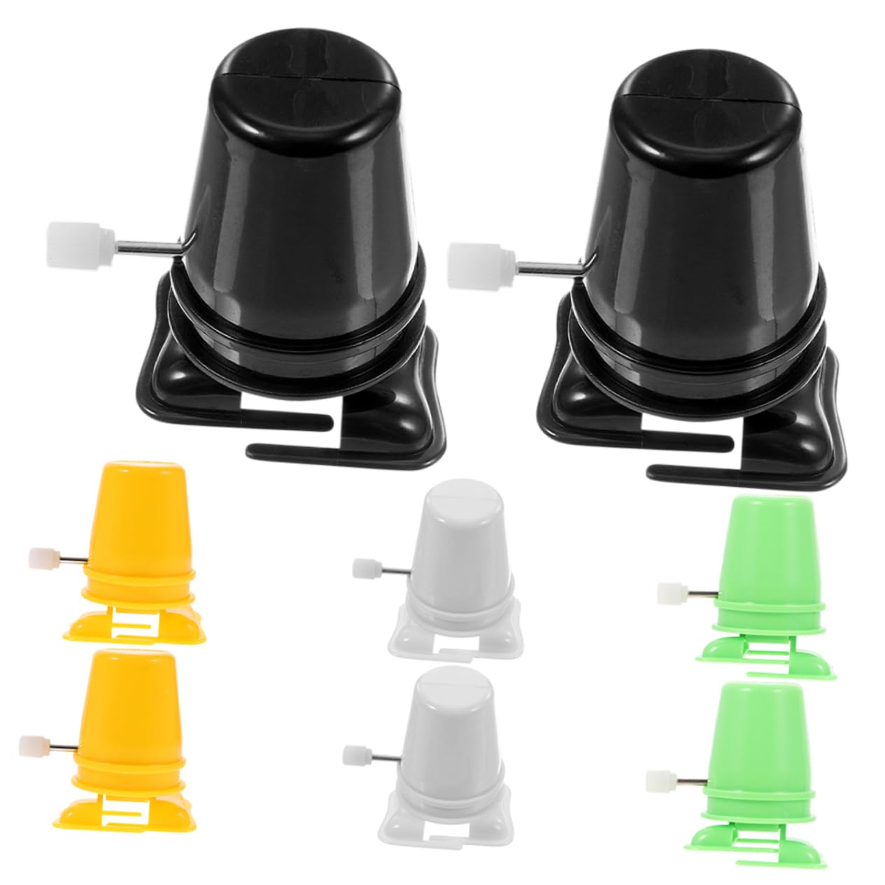 Kisangel 8Pcs Wind Up Robot Mechanism DIY Clockwork Walking Robot Parts for Handmade Craft Projects Accessory for Creative Play