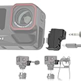 JJC Mic Adapter Compatible with Insta360 Ace Pro 2 & Ace Pro Accessories, Type-C & 3.5mm External Audio Adapter Vlogging Accessories for AcePro 2 Camera
