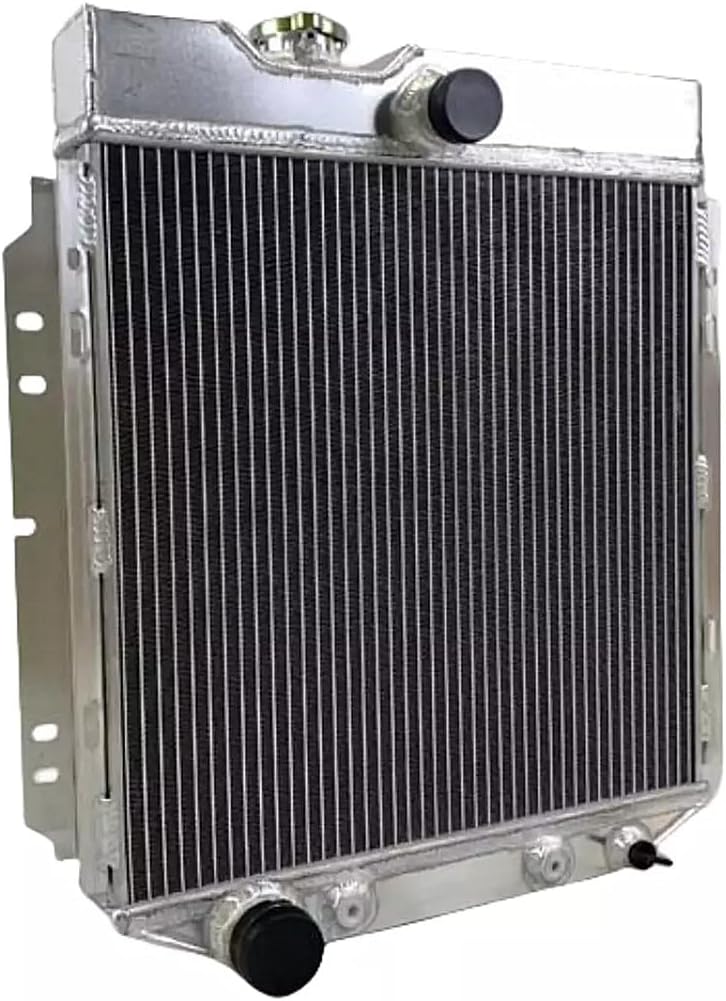 3 Rows Full Aluminum Radiator for 1966-1977 Ford Bronco 6 Cylinder Engine 2.8L AT CU6677