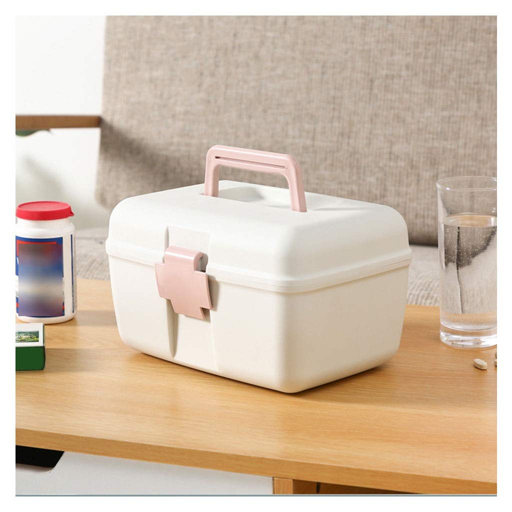 botiquín de primeros auxilios， Botiquín de primeros auxilios Caja de medicamentos portátil, Caja de almacenamiento de medicamentos, utilizada for almacenar accesorios de medicamentos, Almacenamiento m