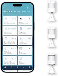 Aqara Zigbee Motion Sensor P1 3-Pack: 5-Year Battery, Pet-Friendly, 170° View for HomeKit, Alexa Smart Home Automation
