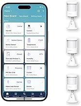 Aqara Zigbee Motion Sensor P1 3 Pack, Smart Motion Detector for Alarm System and Home Automations, 5-Year Battery Life, Pet Friendly, Compatible with HomeKit, Alexa, HomeKit, IFTTT, Requires Aqara Hub