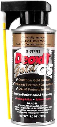 Hosa G5S-6 CAIG DeoxIT mejorador de contacto 5 % spray, 5 oz
