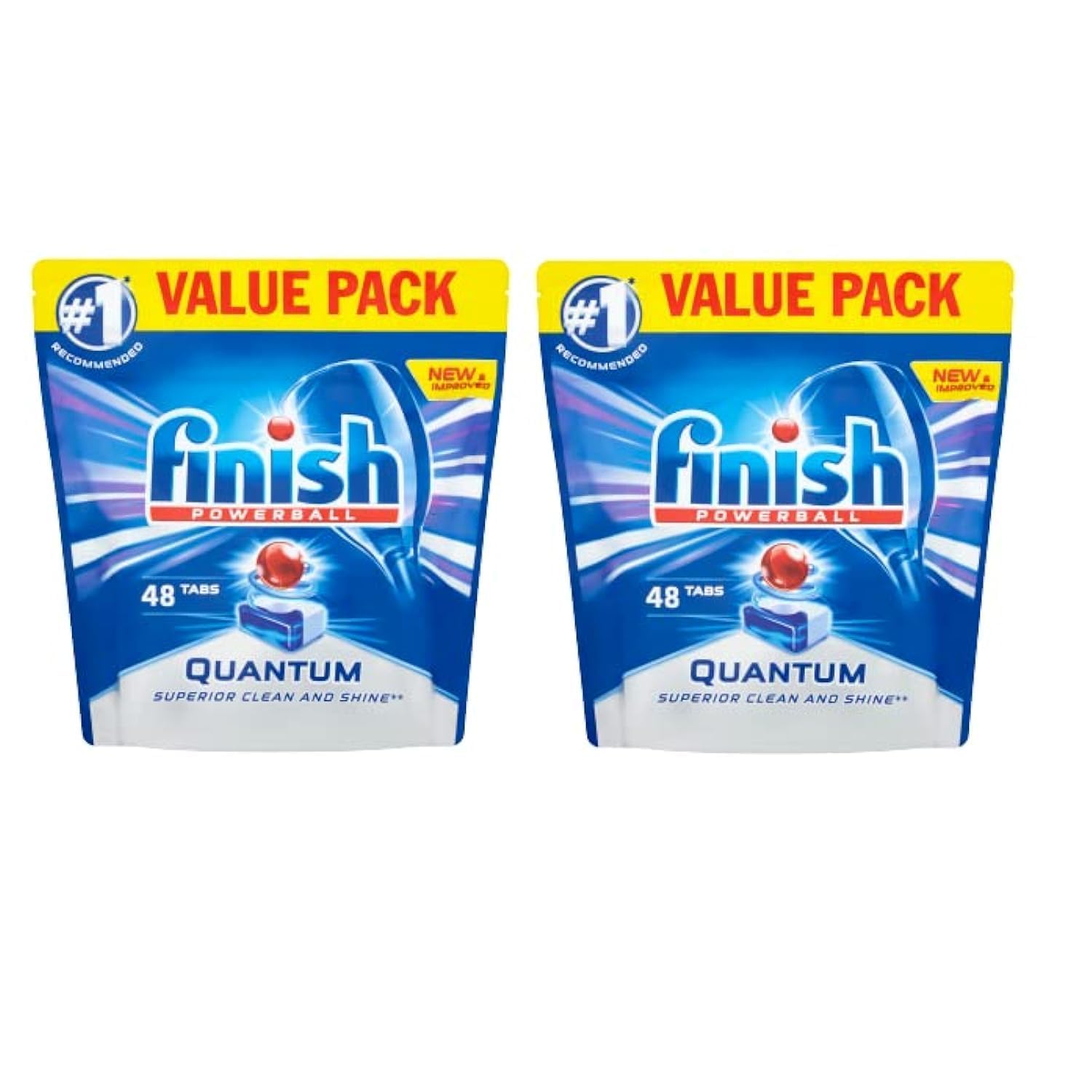 Finish Quantum Dishwasher Tablets Regular 48's Pack Of 2 Amazon.in