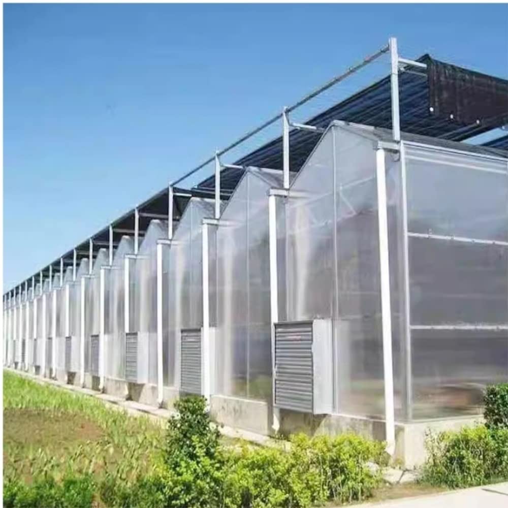 Paneles de policarbonato transparente para invernadero, láminas de fibra de vidrio de 0,8 mm, para aislamiento y protección contra la lluvia, fácil de cortar, ideal para porche, techo, pérgola y