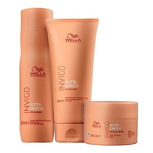 Kit Wella Professionals Invigo Nutri-Enrich - Shampoo 250ml + Condicionador 200ml + Máscara 150ml
