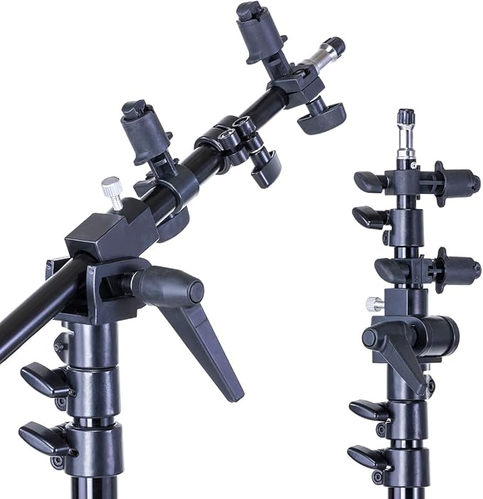 Soporte de luz Flashpoint aluminio 11.5 pies con extensión miniatura 3