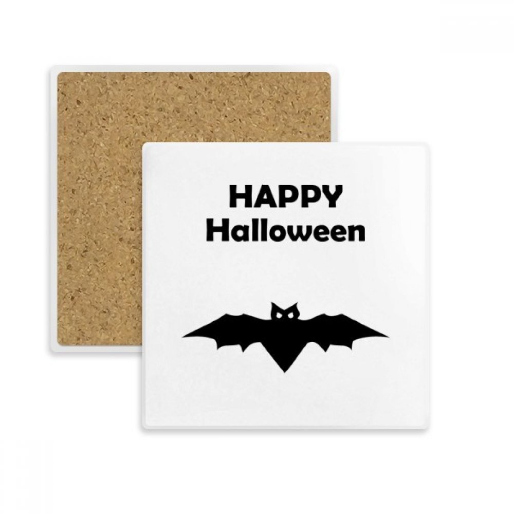 Coaster bat halloween dessous de verre absorbant pour table basse festive