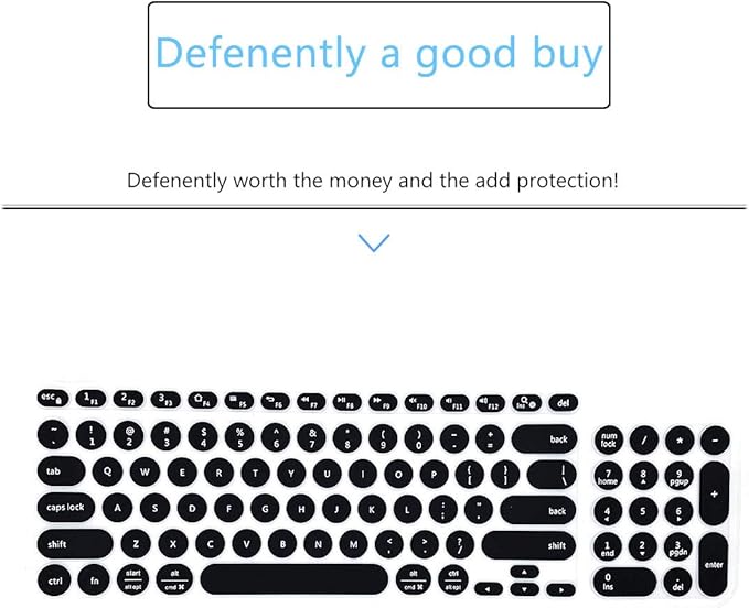 Funda de silicona para teclado Logitech K780 - Negro miniatura 5