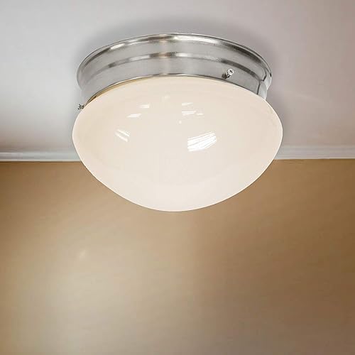 Miniatura 6 de AA Warehousing NBCL1015-9LED - Lámpara de techo LED en níquel cepillado