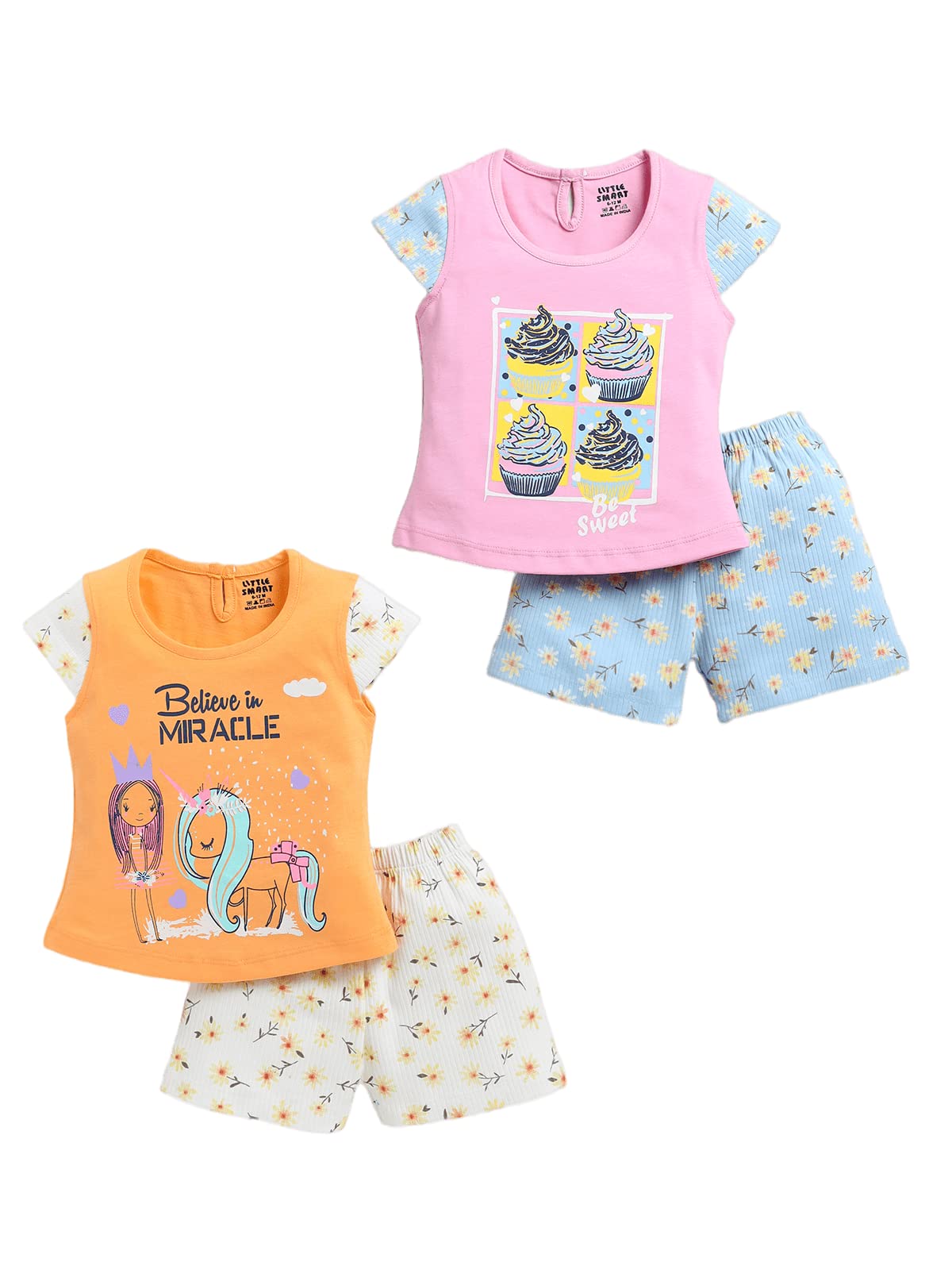 Little Smart Fancy Short Set (pack of 2)