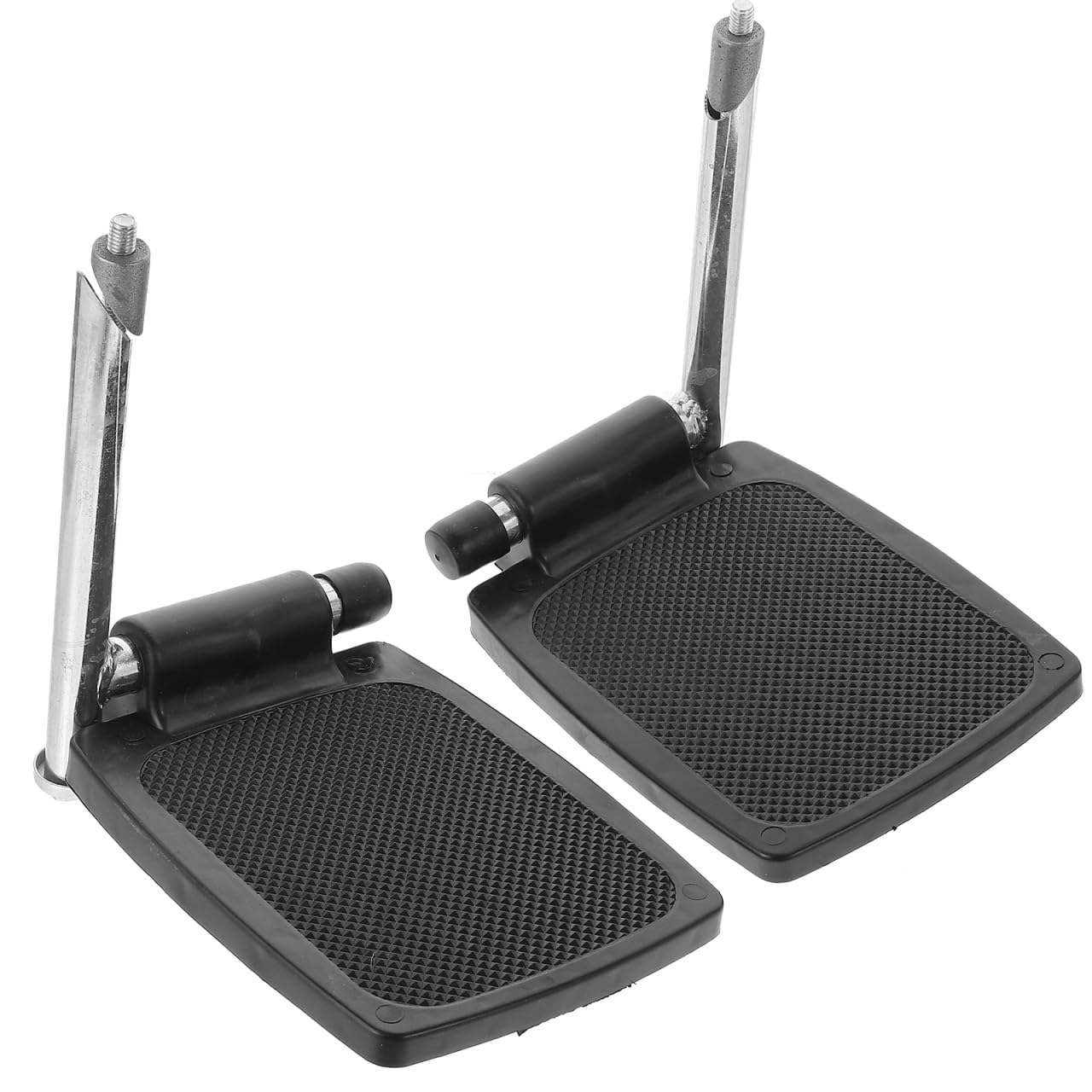 Healvian 1 Paar Rollstuhl-Fußstütze Fußplatten Ersatz für Rollstuhl Universal Fußplatte für Rollstuhl Ersatz Rollstuhl Pedal Stabile Rollstuhl Fußplatten Beinpolster Kunststoff