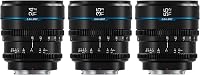 SIRUI Night Walker S35 T1.2 Cine Lens Set (24mm, 35mm, 55mm) for Sony E-Mount - Low-Light Beast for FX30, ZV-E10, A6600