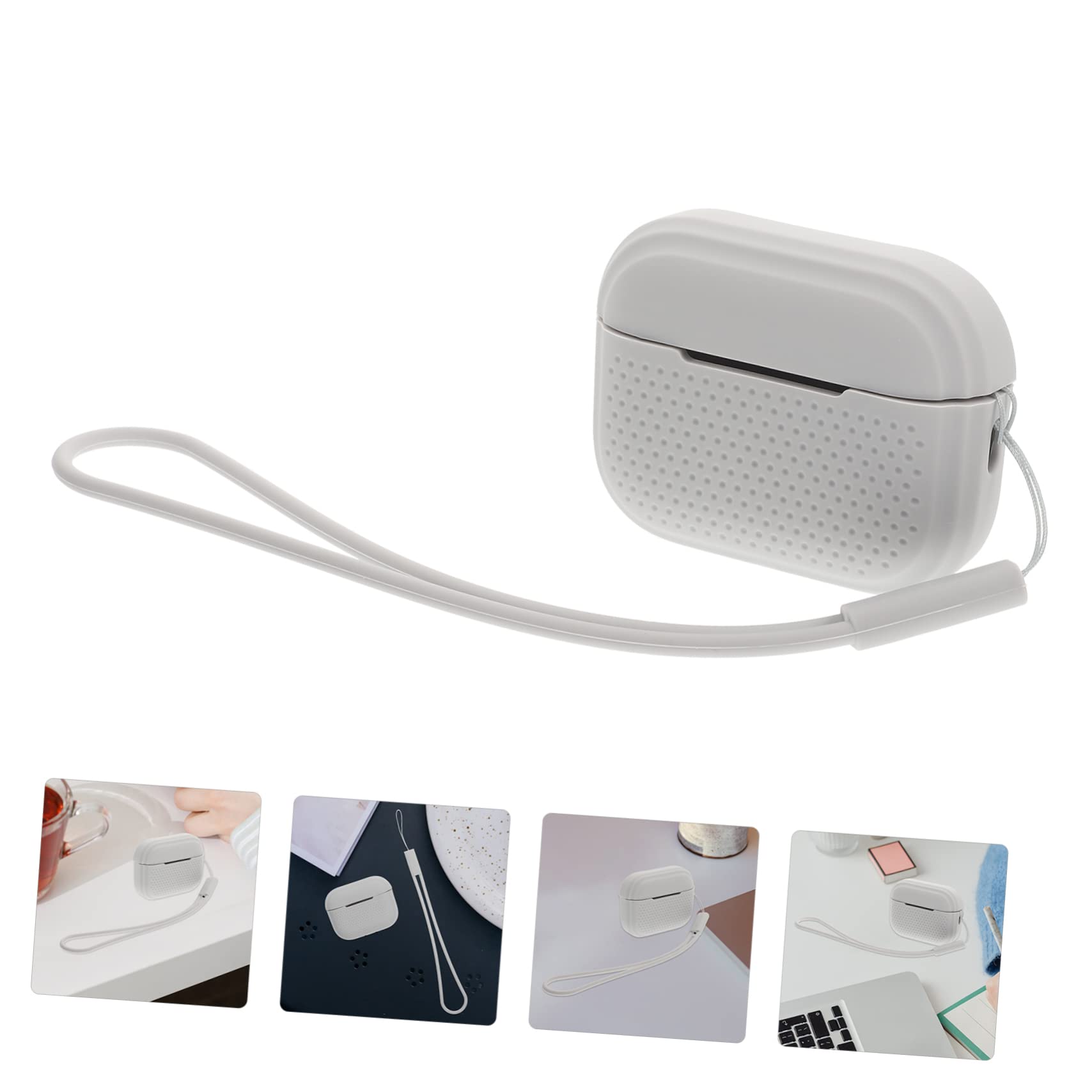 jojofuny 5piezas Funda Protectora para Auriculares Inalámbricos Estuche Compacto y Ligero Compatible con Pro Diseño Moderno y Versátil para Uso Diario y