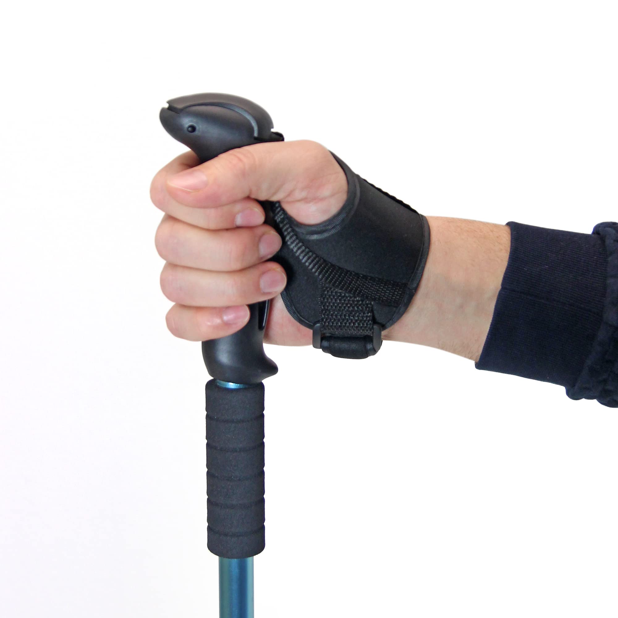 Daikoku - Bastoni da Trekking Estensibili 65-135cm | Leggeri e Resistenti in Alluminio | Impugnatura Ergonomica | Adatti a Tutti i Terreni con 6 Punte e Zaino Trail | Montagna, Trekking e Camminata