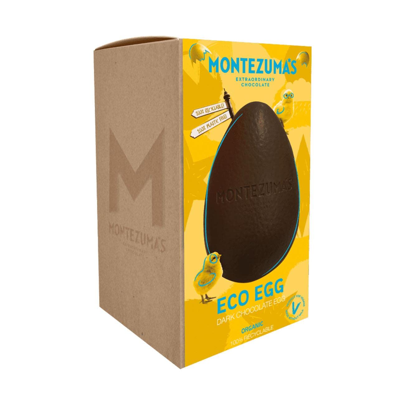 Easter, Dark Chocolate Eco Egg, Gluten Free & Organic, 150g