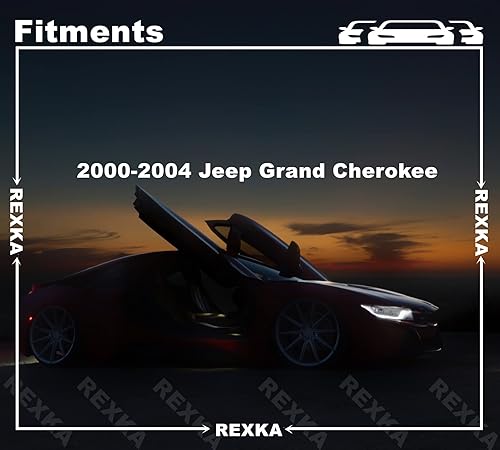 Miniatura 4 de Rexka 20 piezas de sujetador de clip de panel basculante 5FR56DX9 compatible con Jeep Grand Cherokee 1999 en