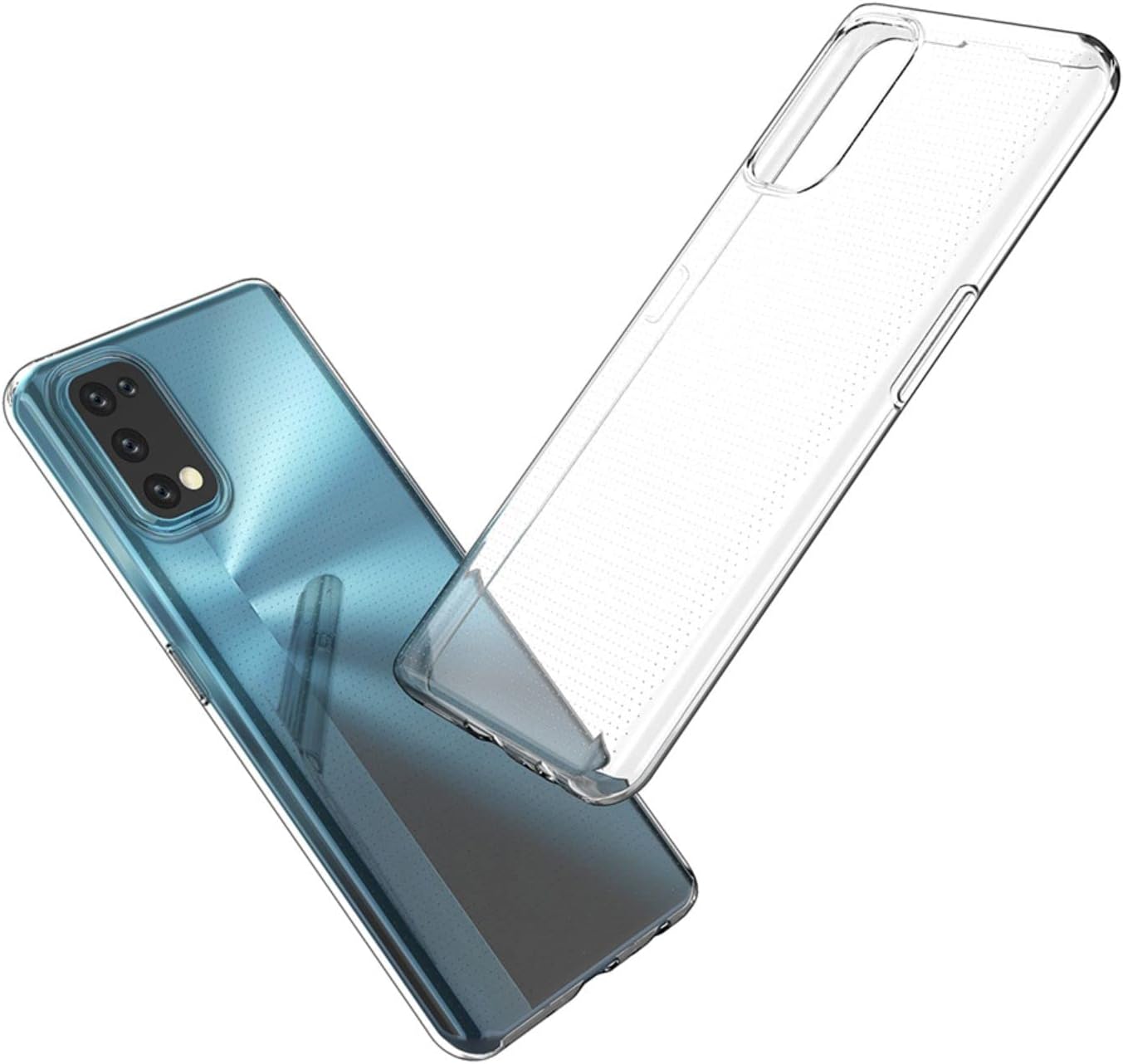 Designed for Realme GT Master Edition Hybrid ShockPro+of Transparent Back Cover,Flexible Pro+tective Edges Crystal Clear TPU Corners Back Case Cover for Realme GT Master Edition