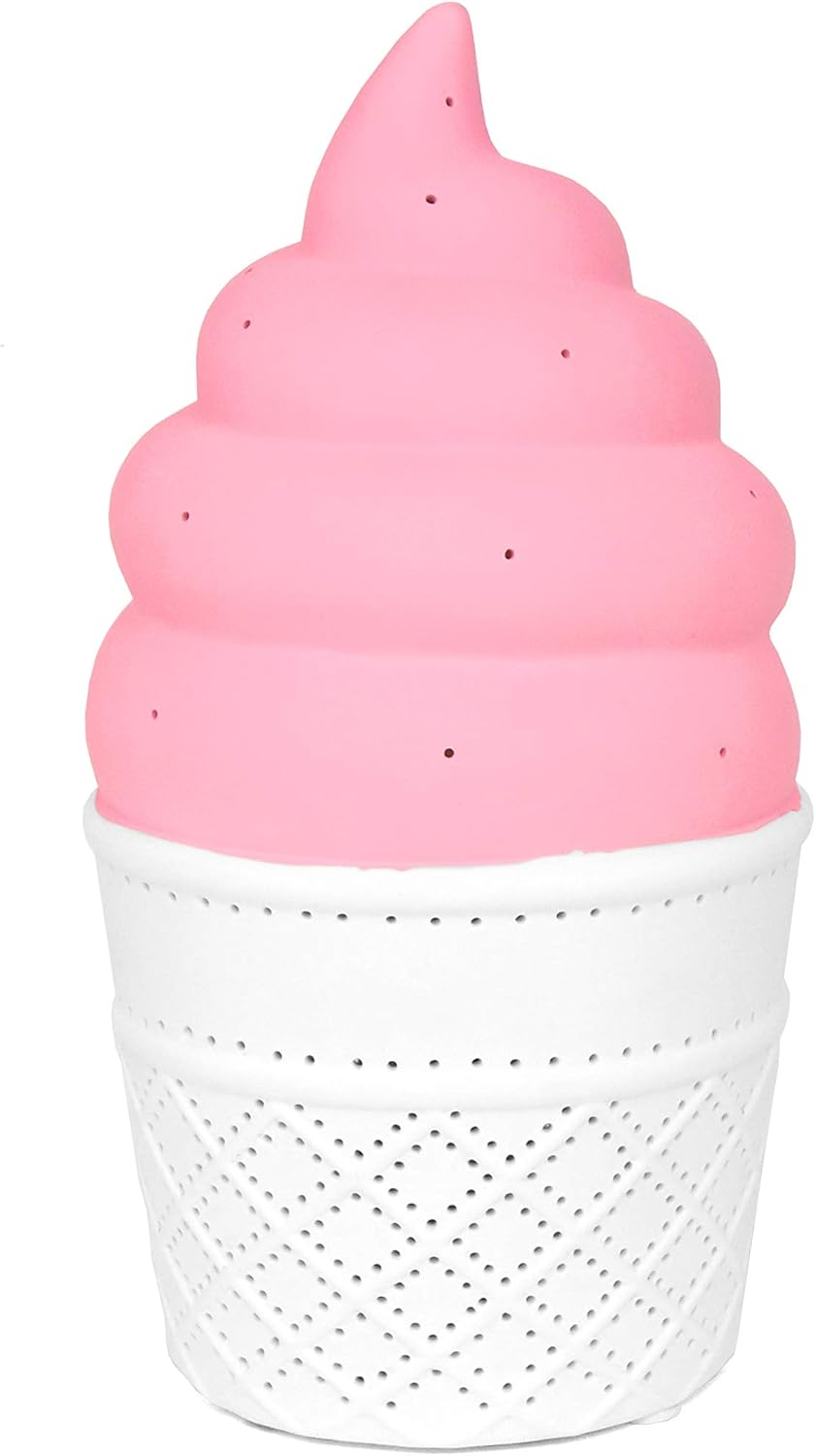 Heritage Kids Ice Cream Ceramic Lamp, Pink