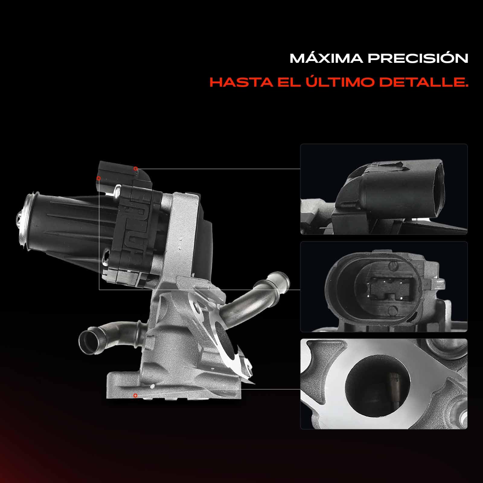 Frankberg Válvula EGR de recirculación de gases de escape modelo del año | BK2Q9D475CC; Compatible con: Autobús de tránsito V363 FAD FBD, Caja de tránsito FA, Caja Transit Custom V362