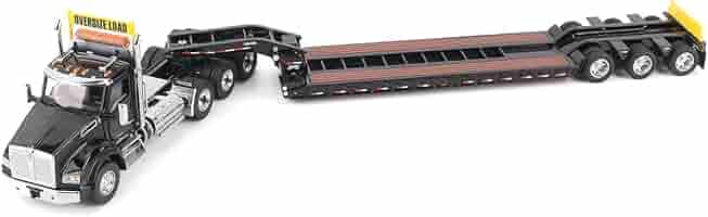Amazon.com: Diecast Masters 1/50 Black Kenworth T880 SBFA w